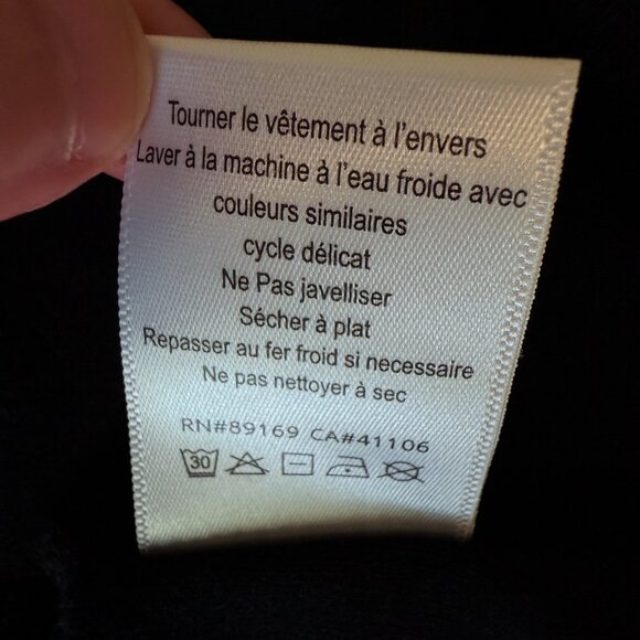 ATM Modal Jersey Knit Super Soft Long-Sleeve Maxi Dress – Black Sz L - Picture 4 of 7